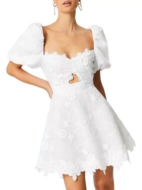 Elliatt Lulu Puff Sleeve Mini Dress